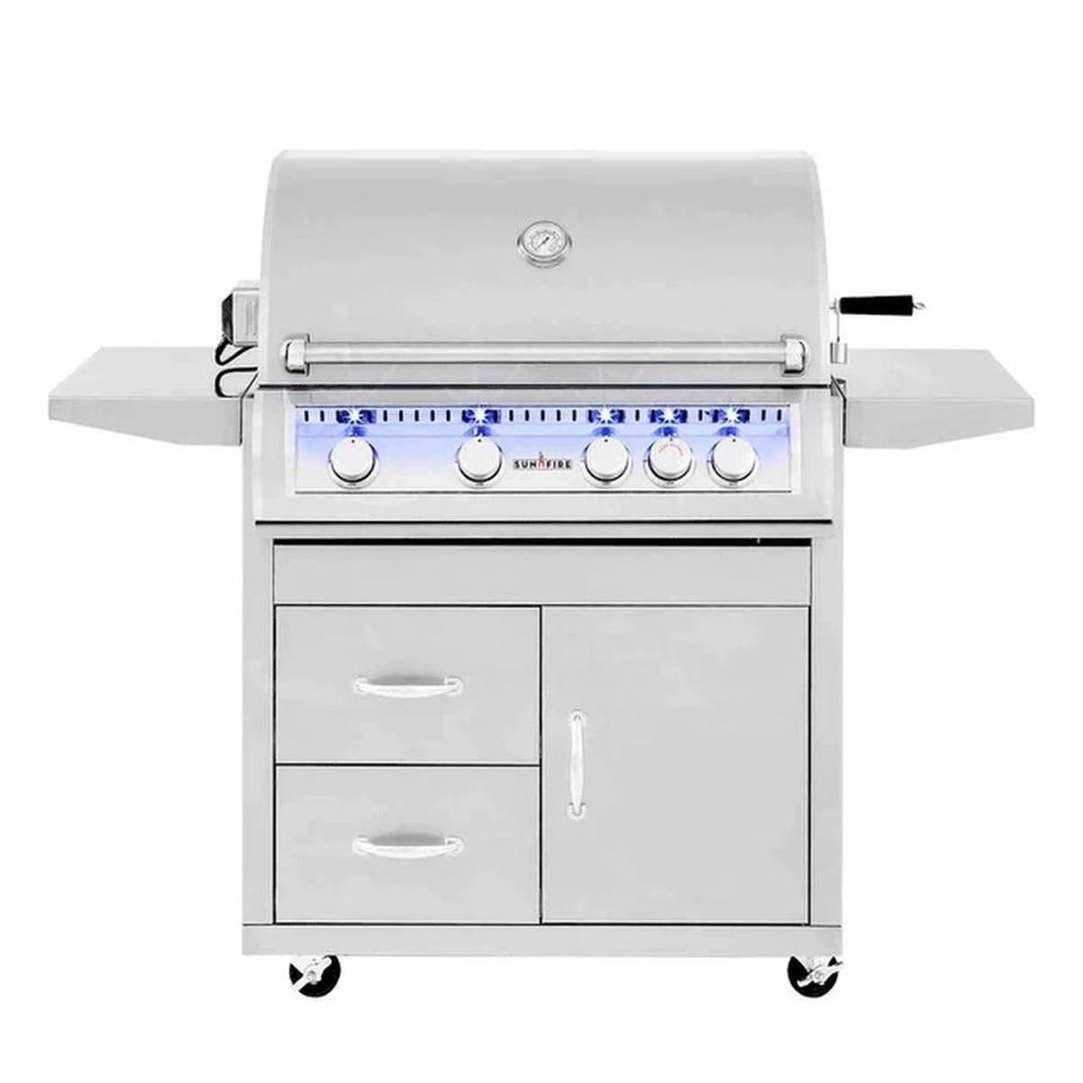 Sunfire 32 Inch Freestanding Grill