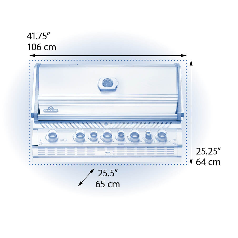 Napoleon Prestige PRO 665 RB Built In Grill