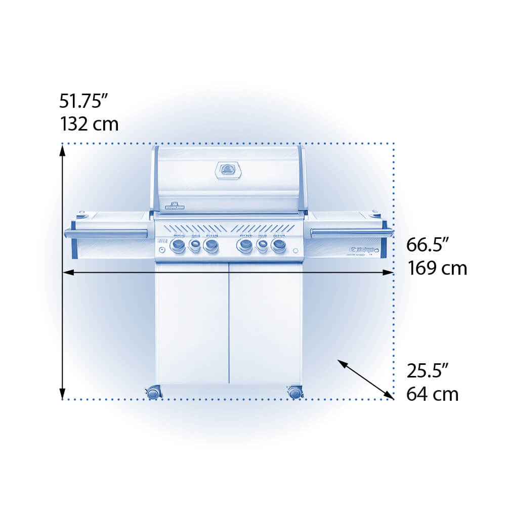 Napoleon Prestige PRO 500 RSIB Freestanding Grill