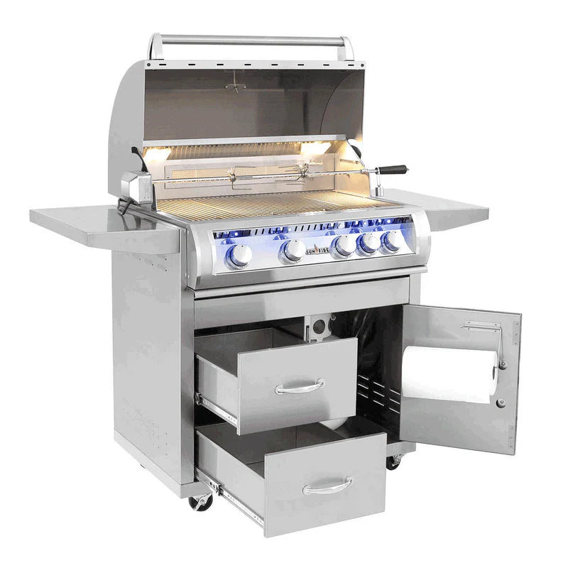 Sunfire 32 Inch Freestanding Grill