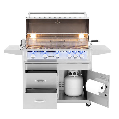 Sunfire 38 Inch Freestanding Grill
