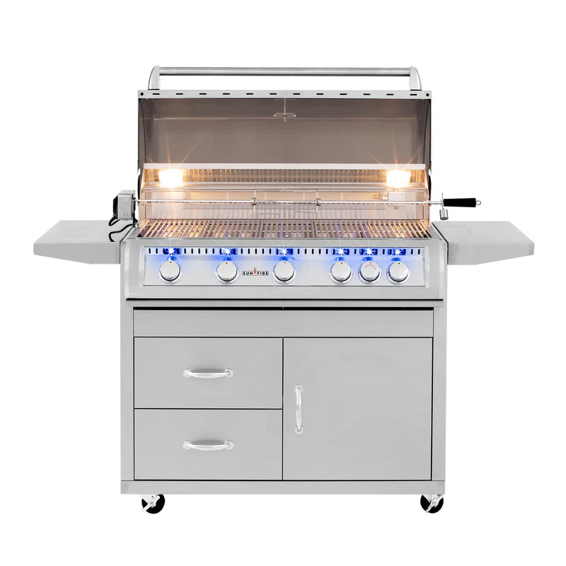 Sunfire 38 Inch Freestanding Grill