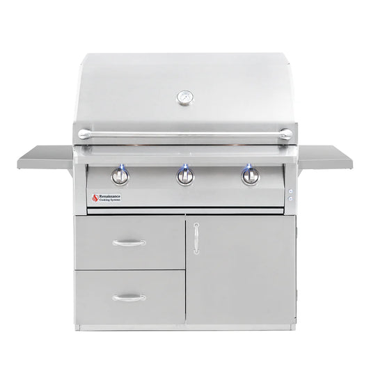 American Renaissance Grill 42 Inch Freestanding Grill ARG42/ARG42CART