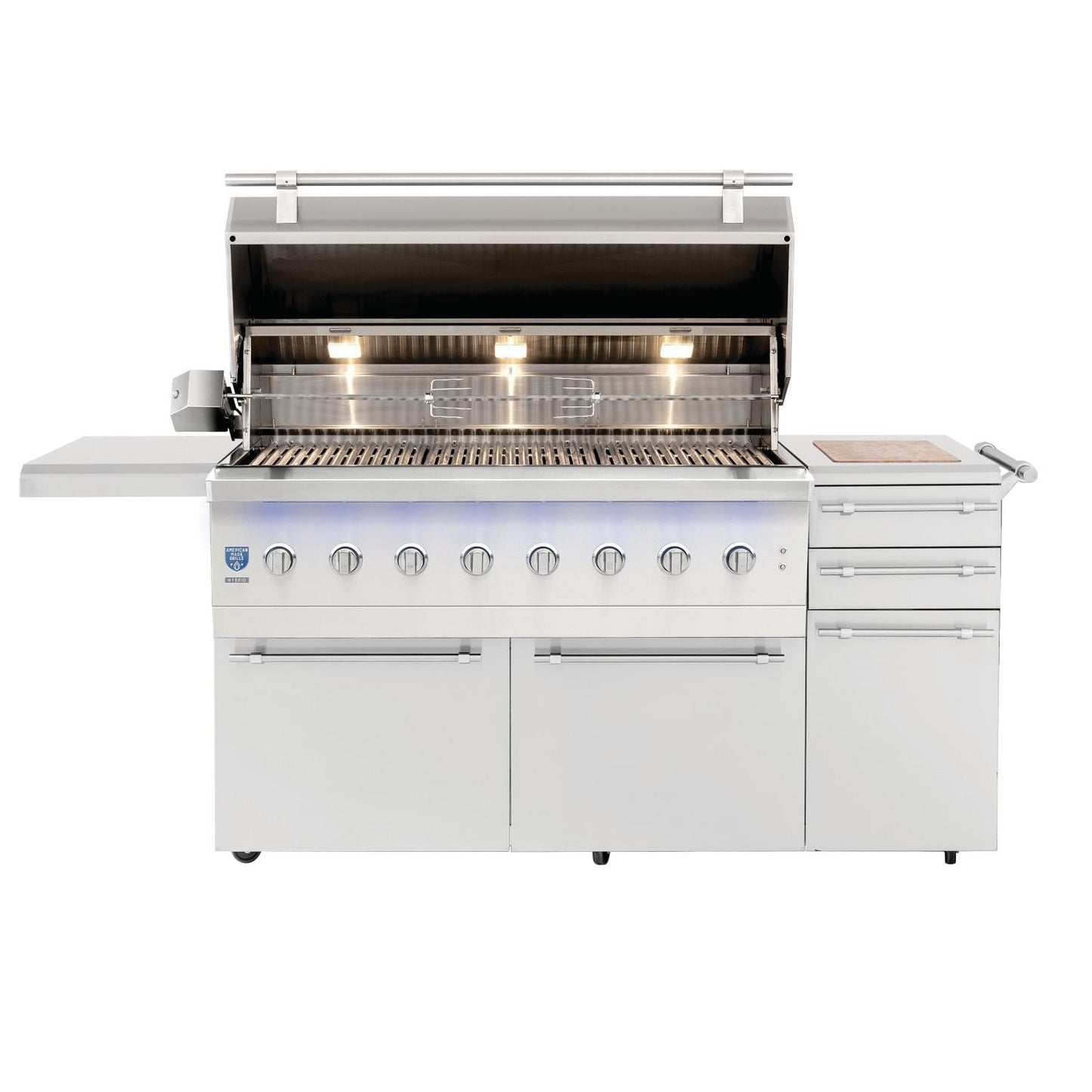 American Made Grills Encore 54 Inch Freestanding Hybrid Grill