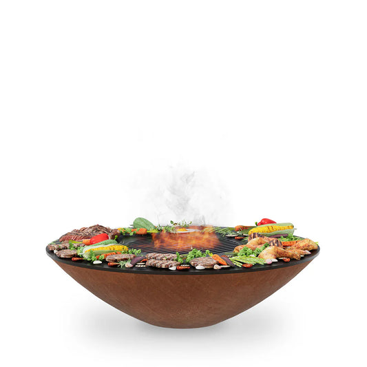 Arteflame 40" Wood Burning Fire Pit With Cooktop