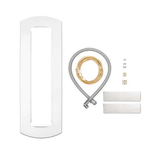 Bromic Tungsten Electric Recess Kit for 2000W / 4000W - White