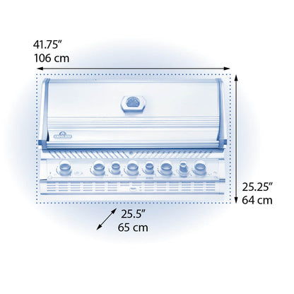 Napoleon Prestige PRO 665 RB Built In Grill