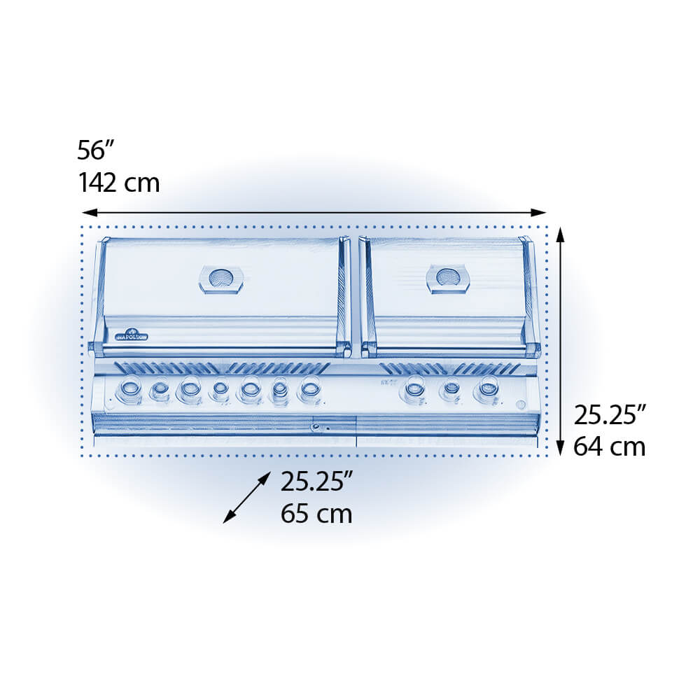 Napoleon Prestige PRO 825 RBI Built In Grill