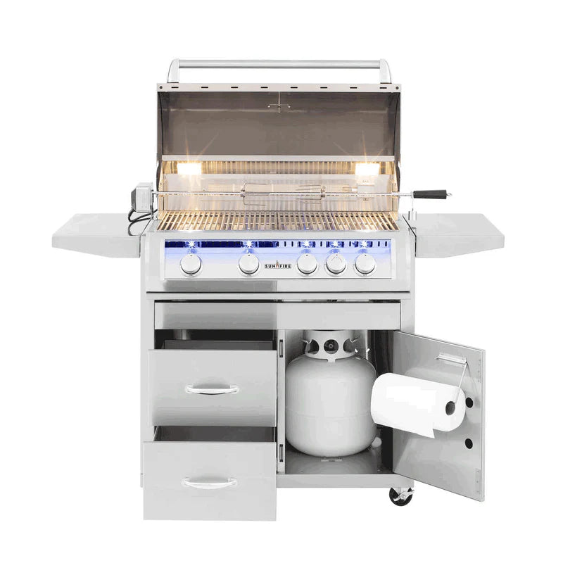 Sunfire 32 Inch Freestanding Grill